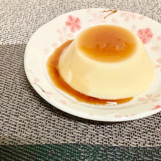 低糖質黒蜜でいただく無糖豆花